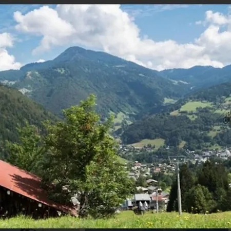 Au Pied des Pistes B31, Chaleureux studio 4 pers, vue sur la vallée imprenable avec WIFI, DRAPS NON COMPRIS Saint-Jean-dʼAulps Extérieur photo